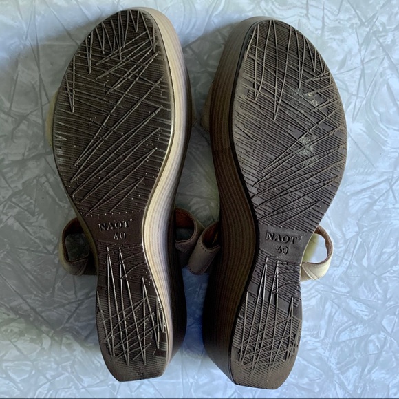 Naot Wedge Slide Sandals 10/40 - Picture 6 of 6